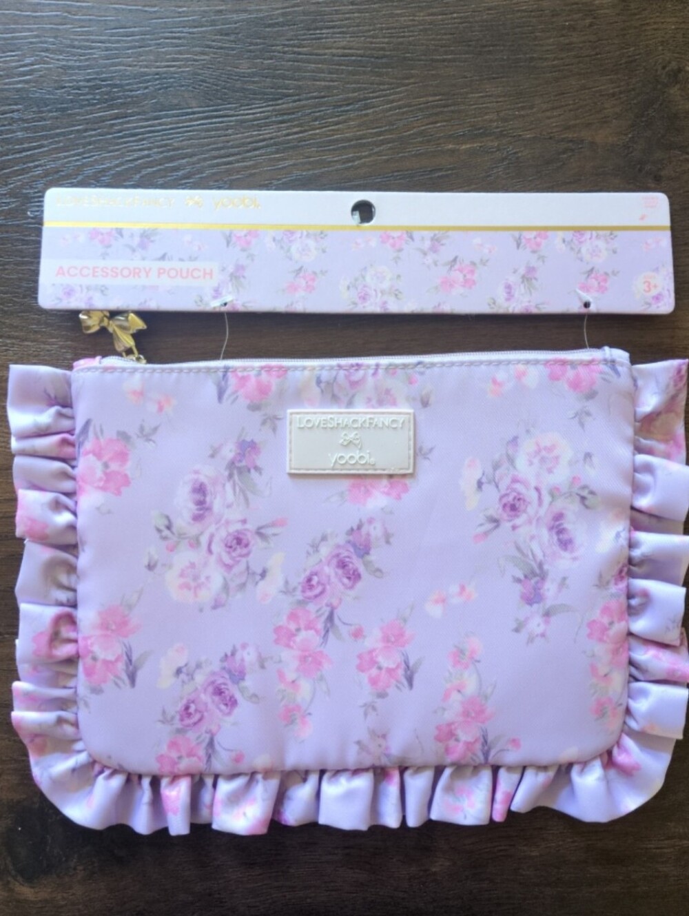 LoveShackFancy x Target Flat Zip Pencil Case with Ruffles